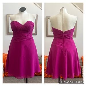 ❣️🆕Allure Bridal Fuchsia Pink Bridesmaid/Cocktail Dress❣️